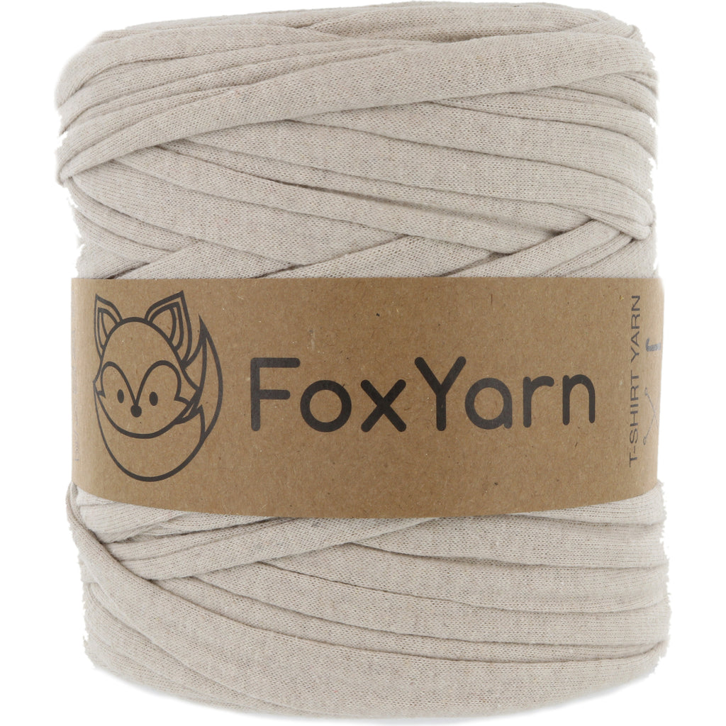 T-Shirt Yarn Virgin - LIGHT BEIGE – The Fox Yarn Company