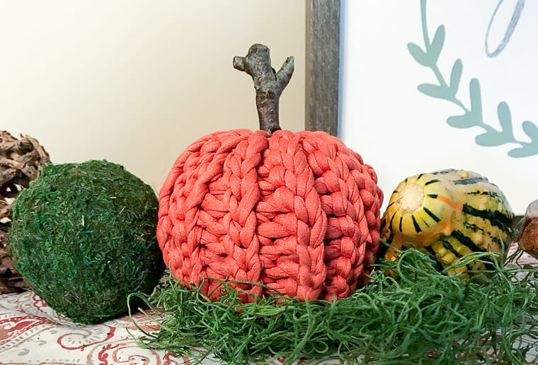 Rustic Crochet Pumpkin